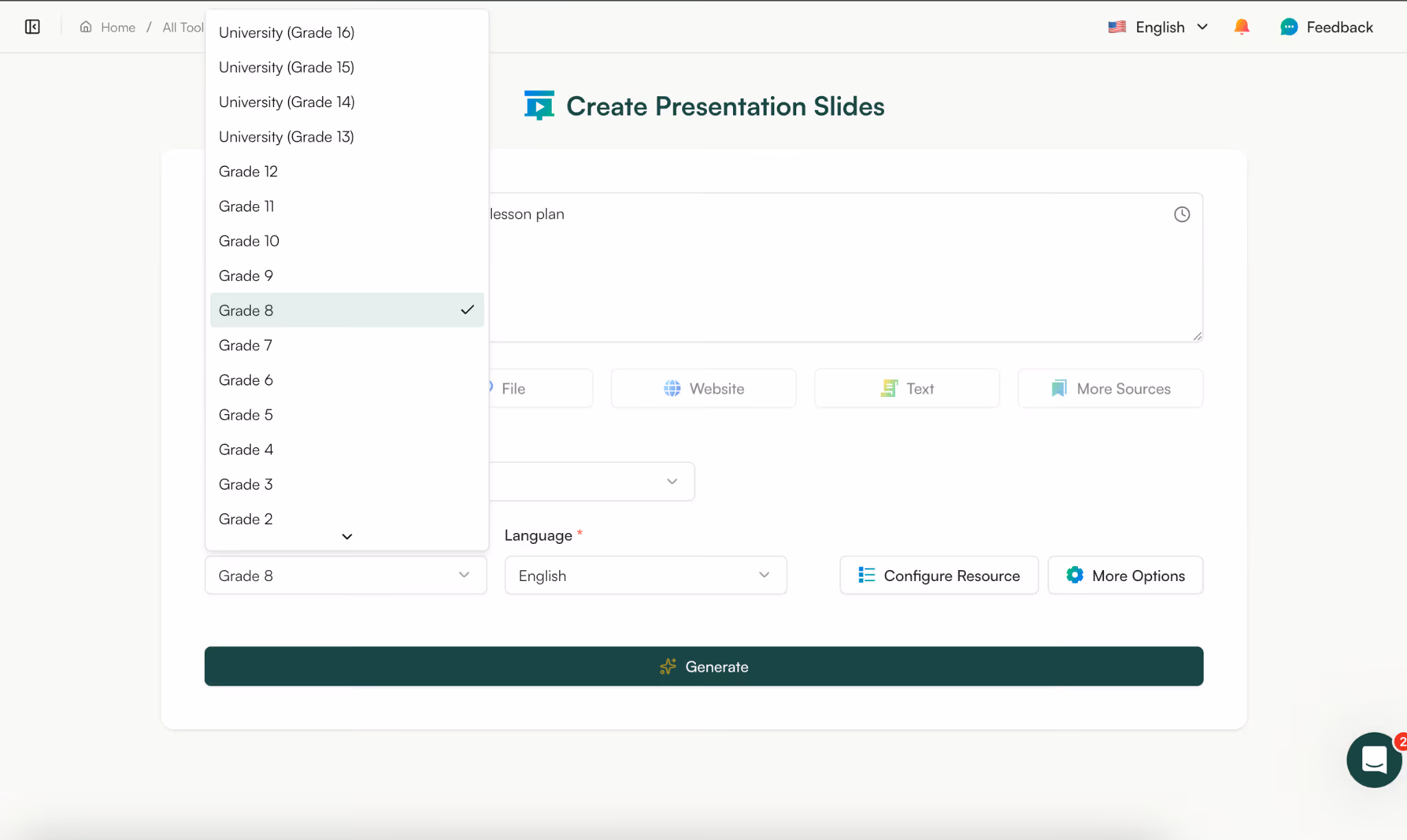 Turning Lesson Plans into Presentations with Monsha