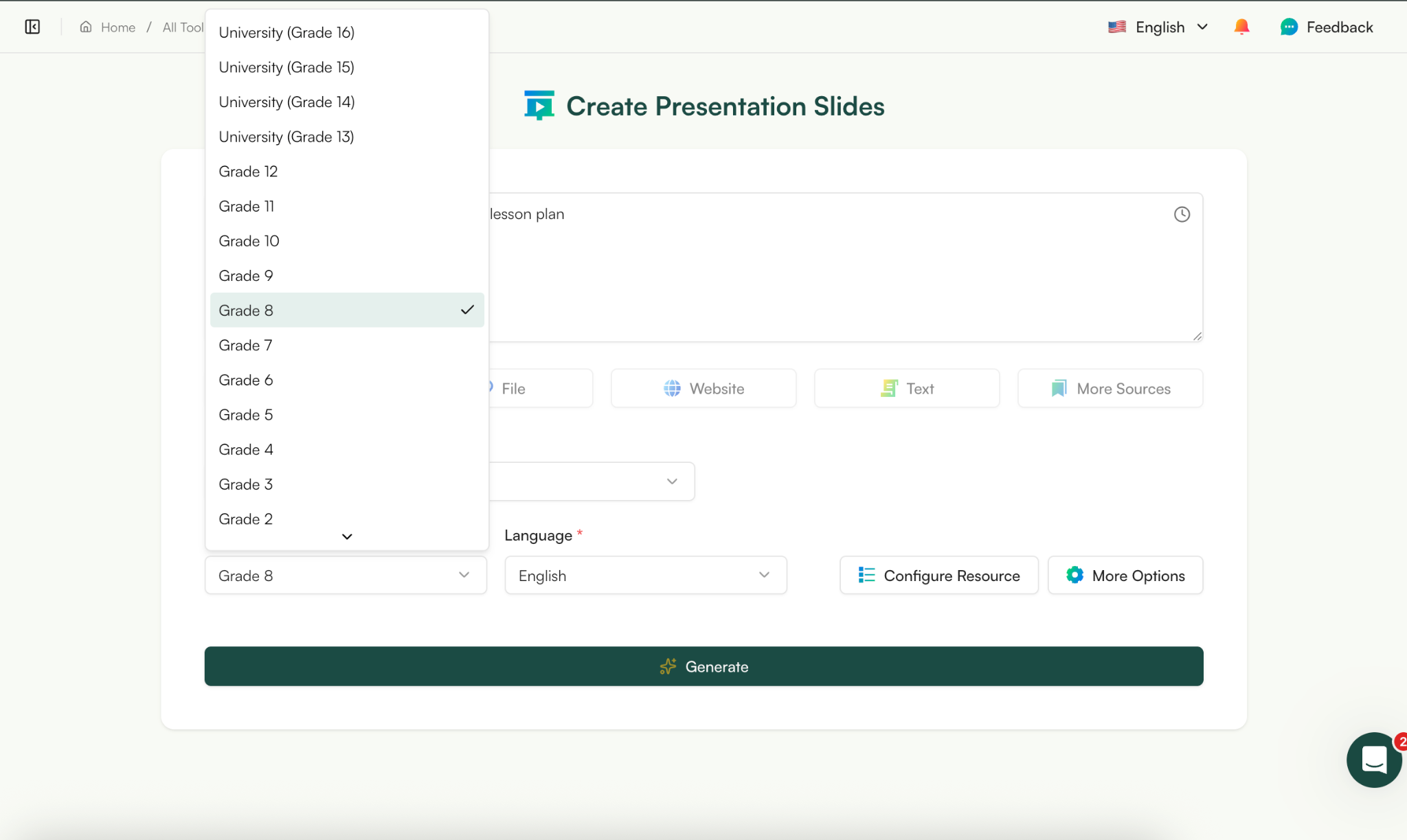 Turning Lesson Plans into Presentations with Monsha