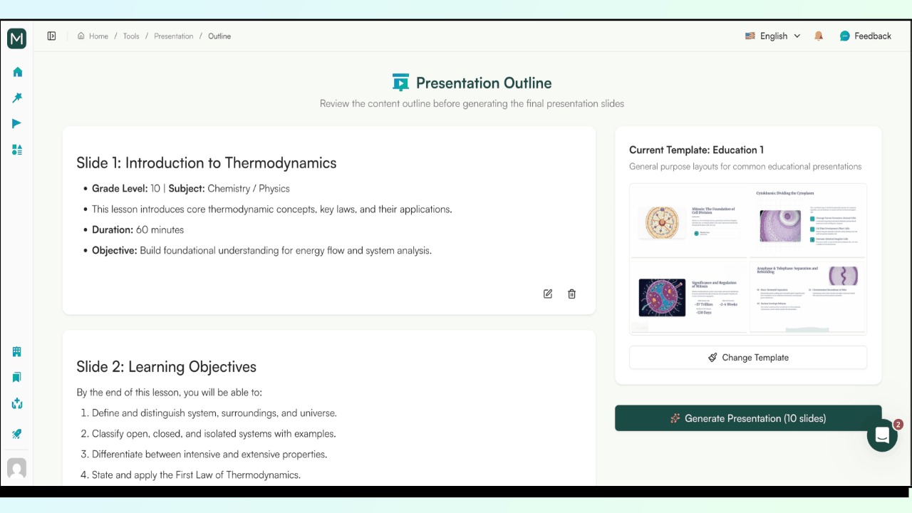 Turning Lesson Plans into Presentations with Monsha