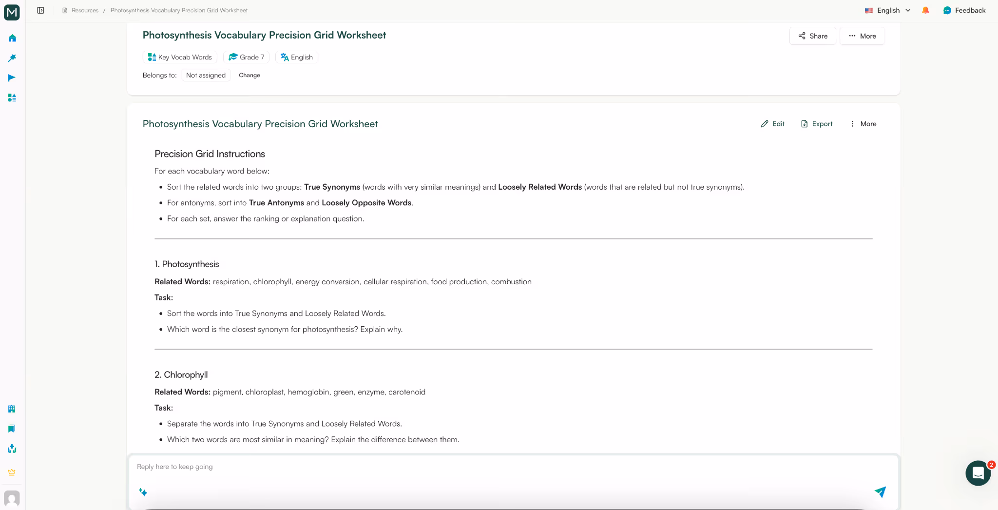 High-Utility Formats for an AI Vocabulary Worksheet Generator