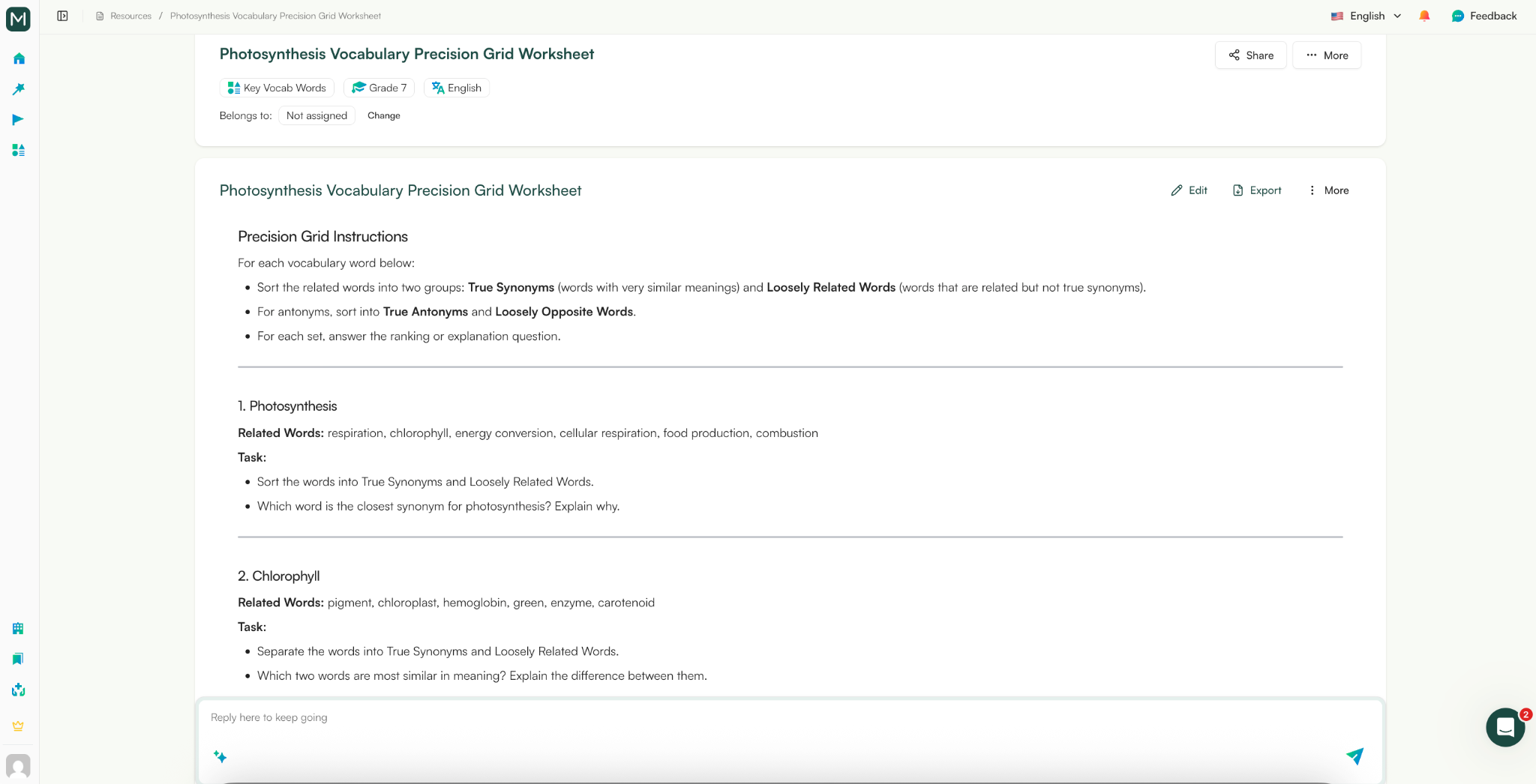 High-Utility Formats for an AI Vocabulary Worksheet Generator