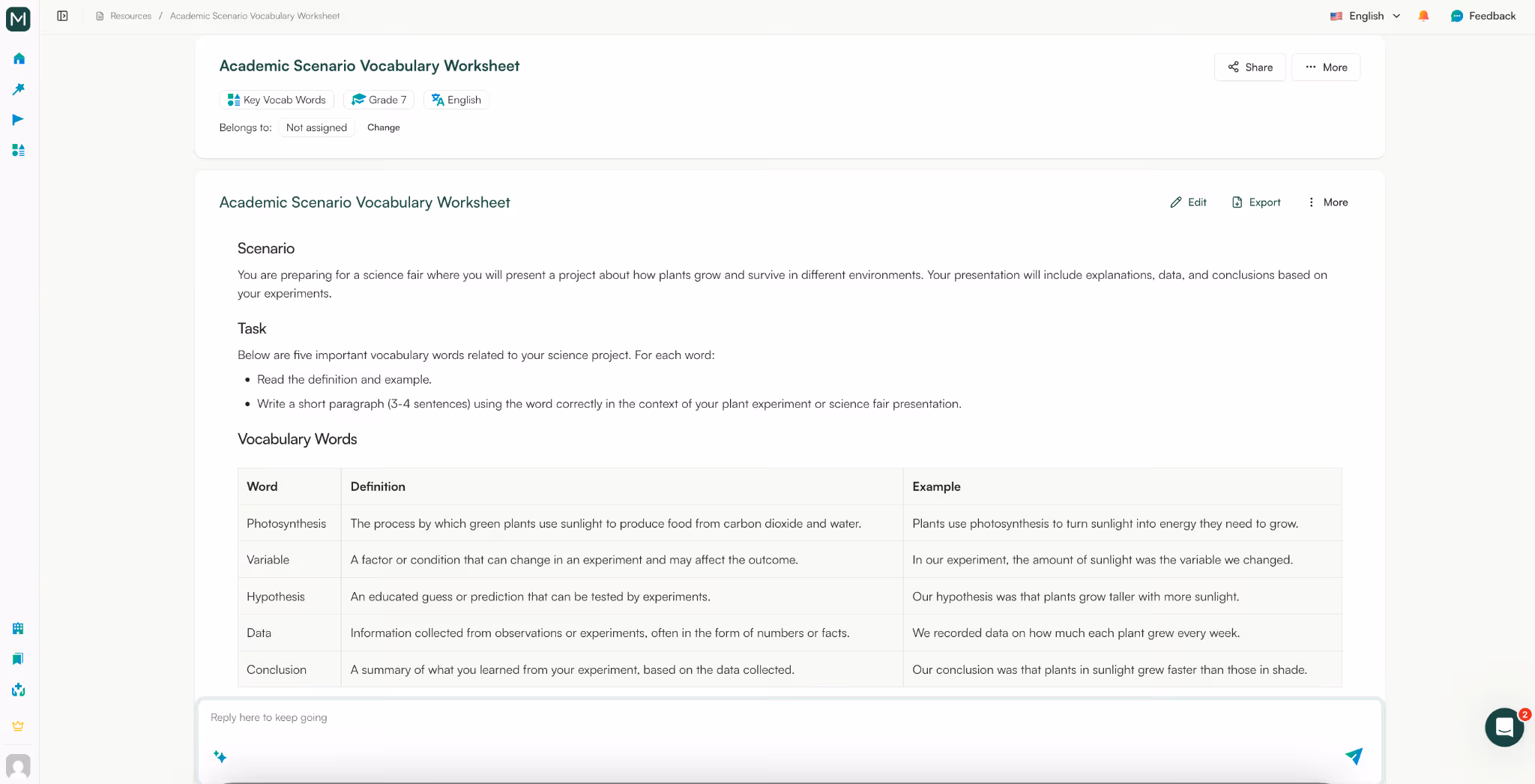 High-Utility Formats for an AI Vocabulary Worksheet Generator