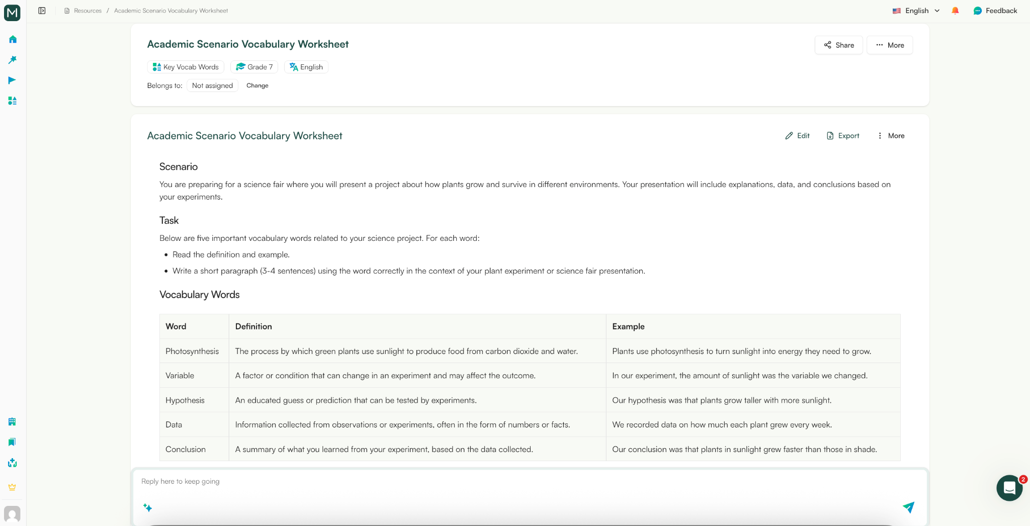 High-Utility Formats for an AI Vocabulary Worksheet Generator