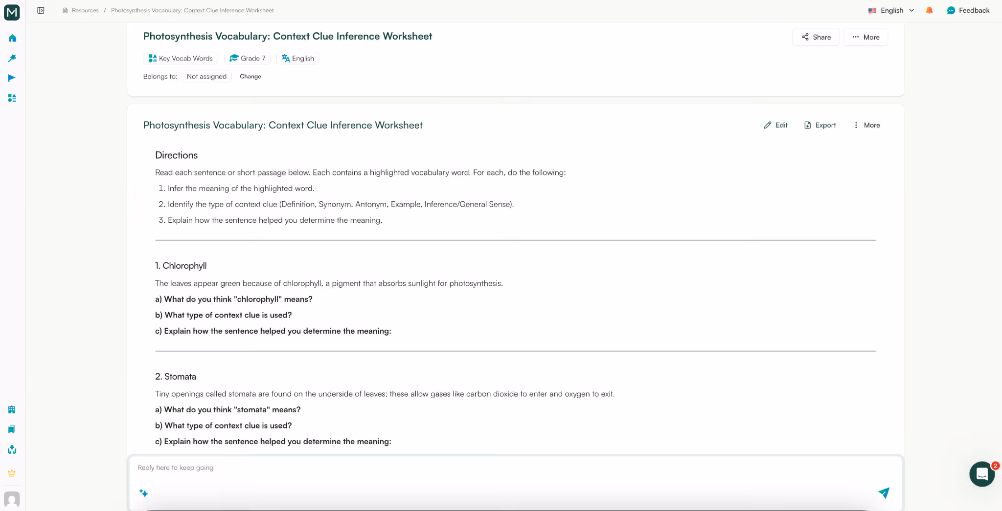 High-Utility Formats for an AI Vocabulary Worksheet Generator