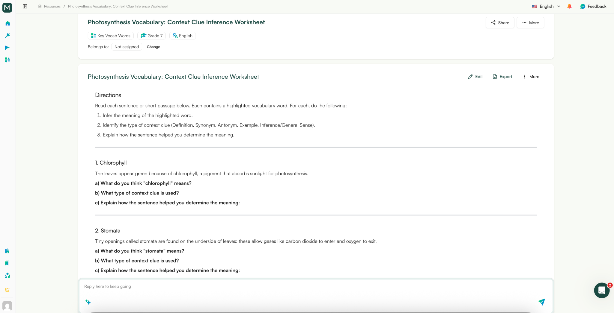 High-Utility Formats for an AI Vocabulary Worksheet Generator