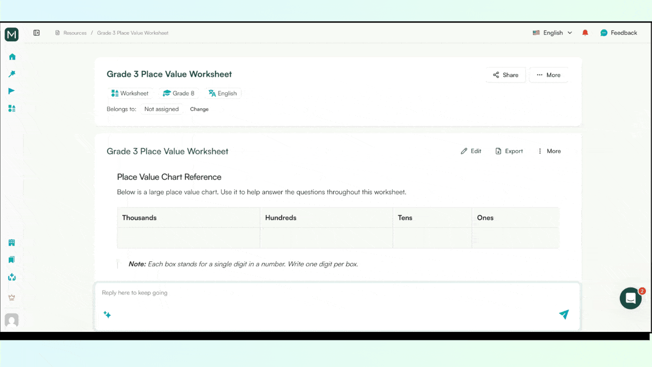 printable math worksheets template by monsha