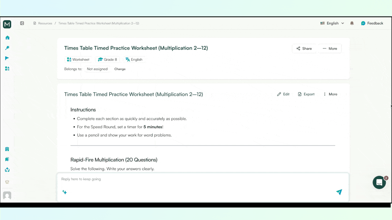 printable math worksheets template by monsha