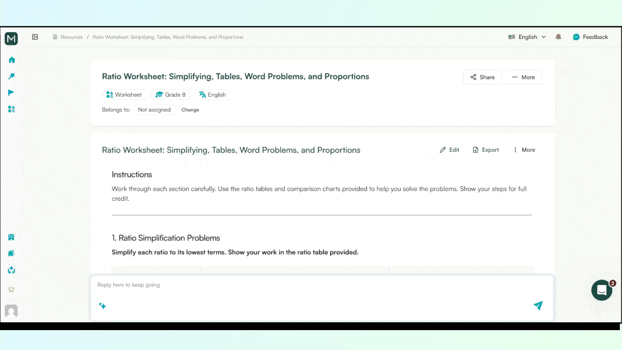 printable math worksheets template by monsha
