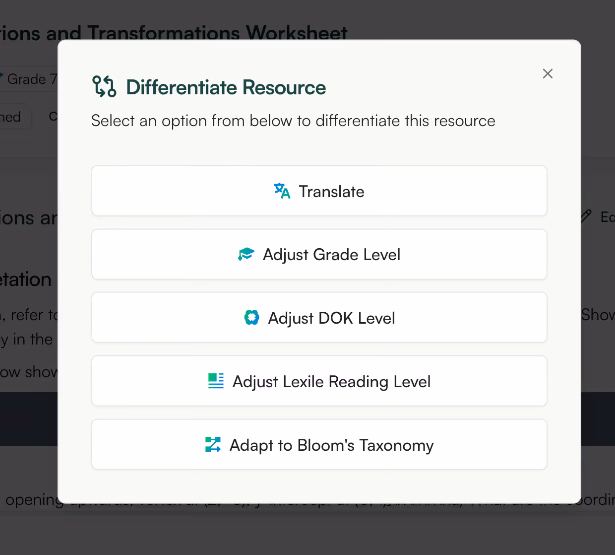 Monsha, Free AI Math Worksheets Generator