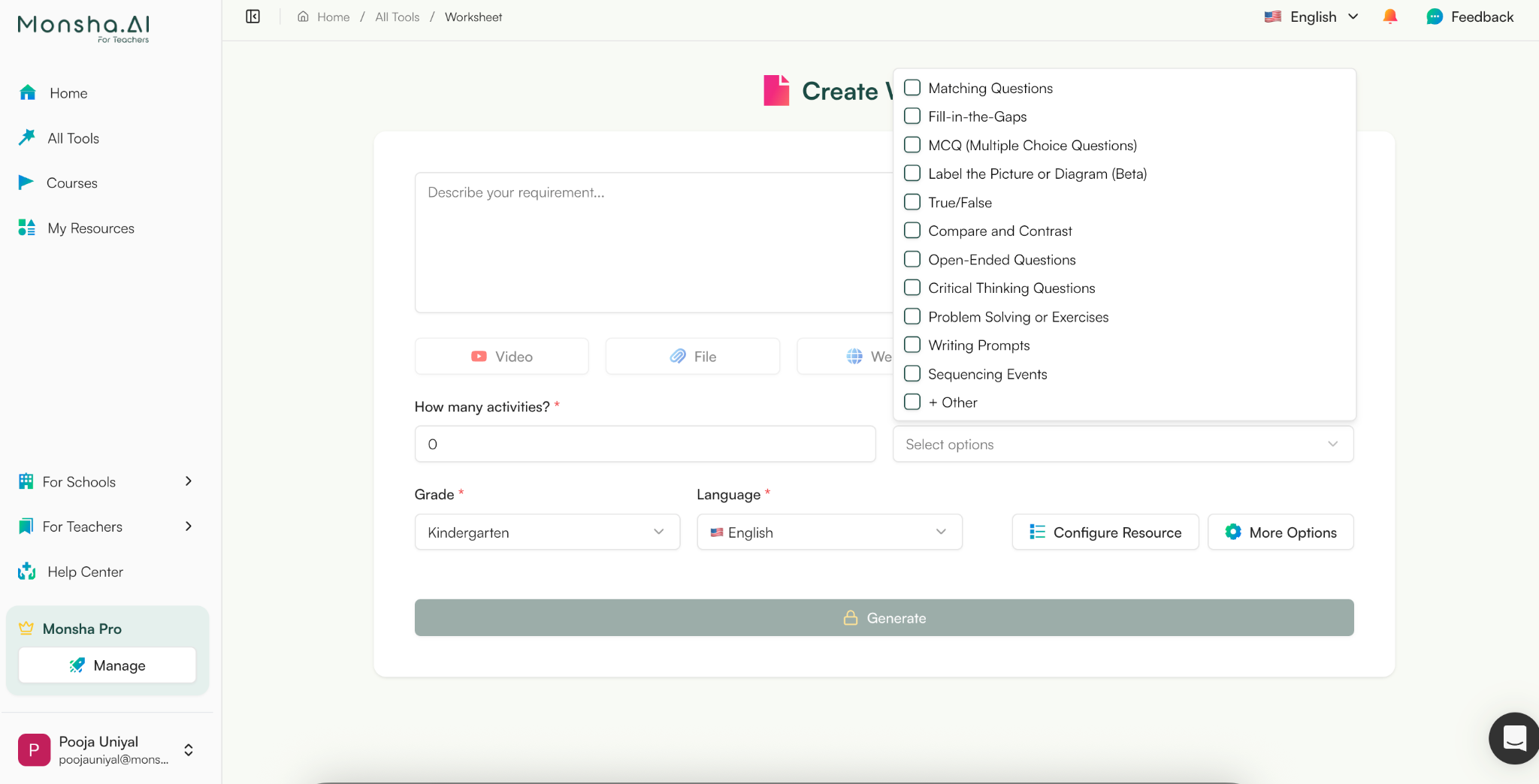  Create Handwriting Worksheets with monsha