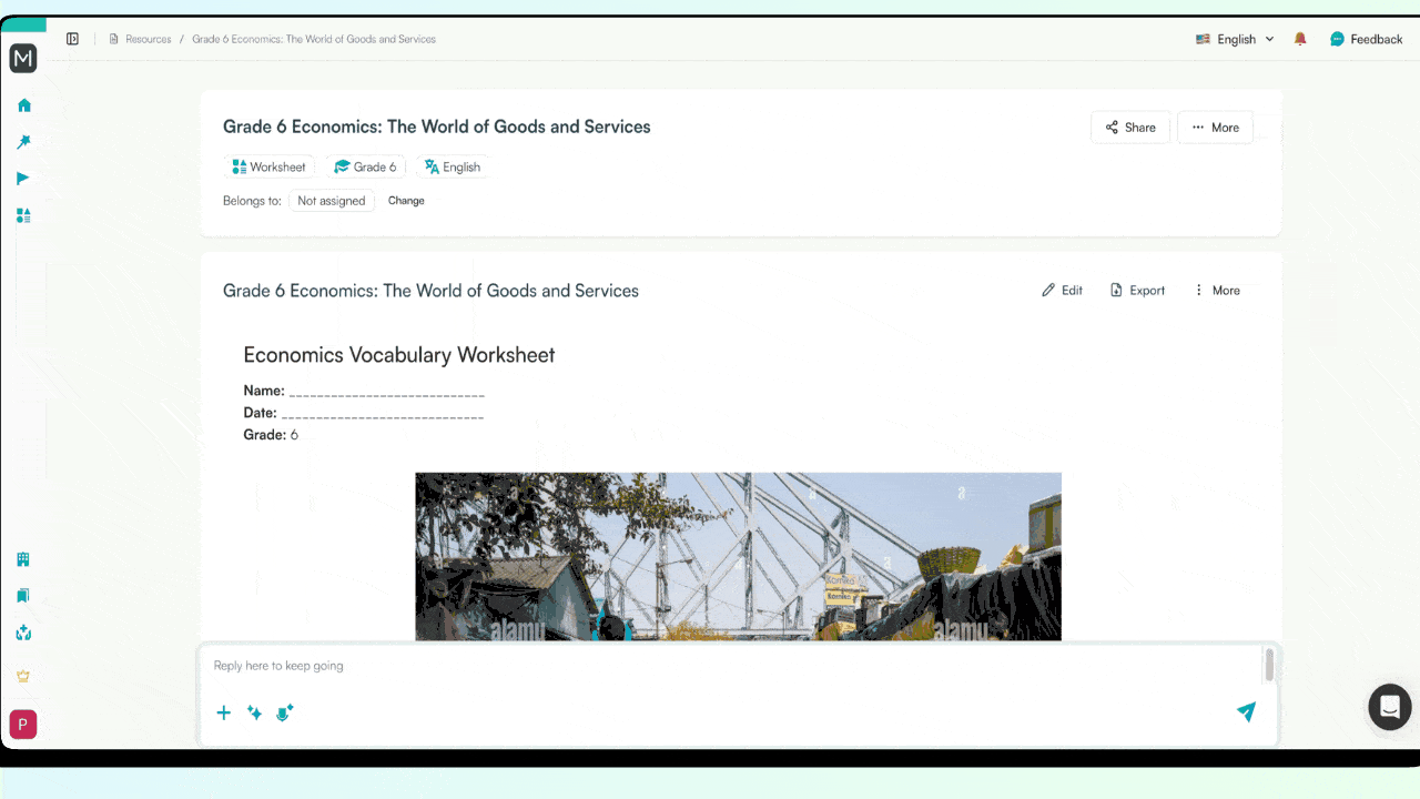 Types of Vocabulary Worksheets
