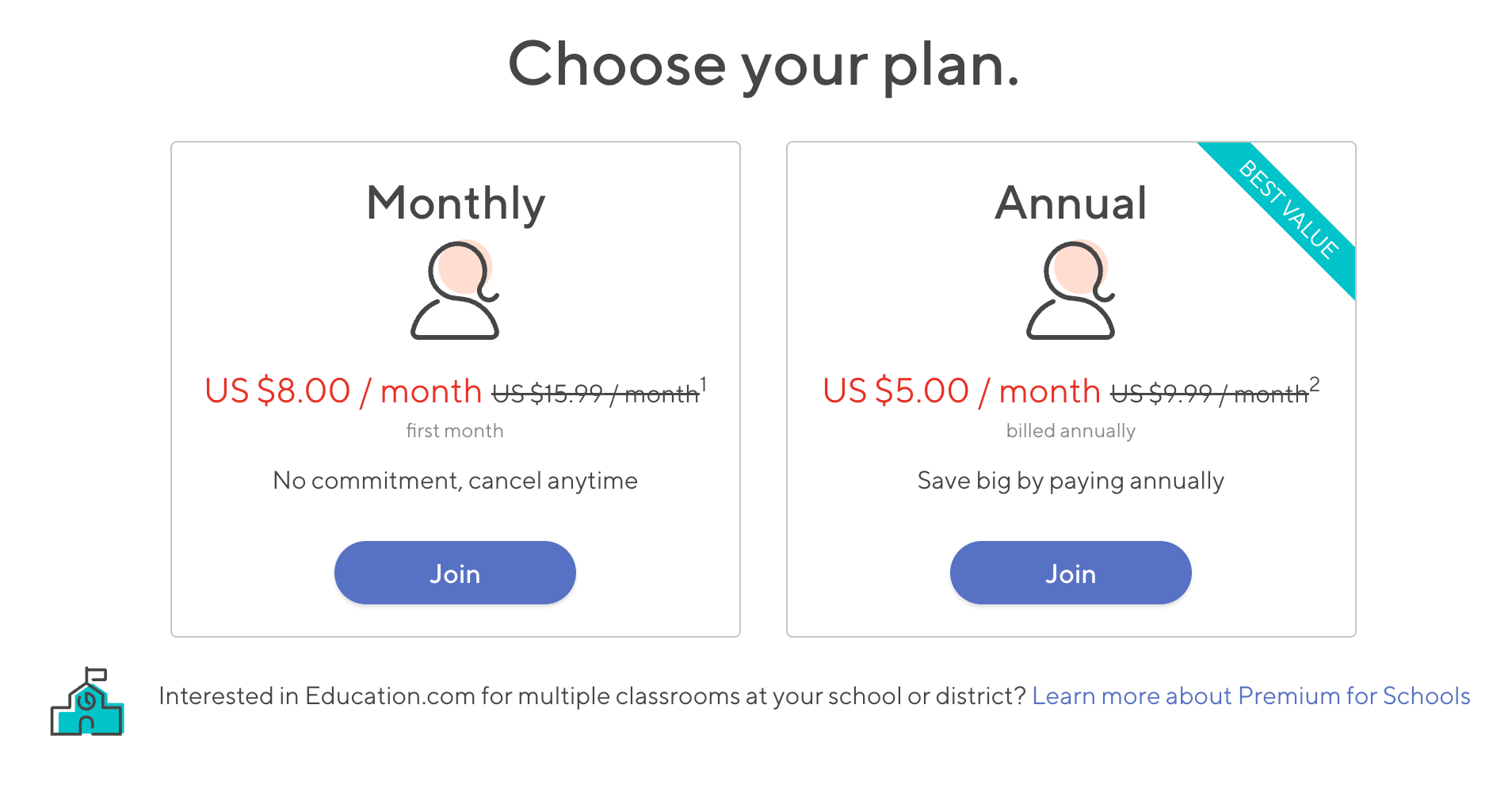 pricing for vocabulary generator
