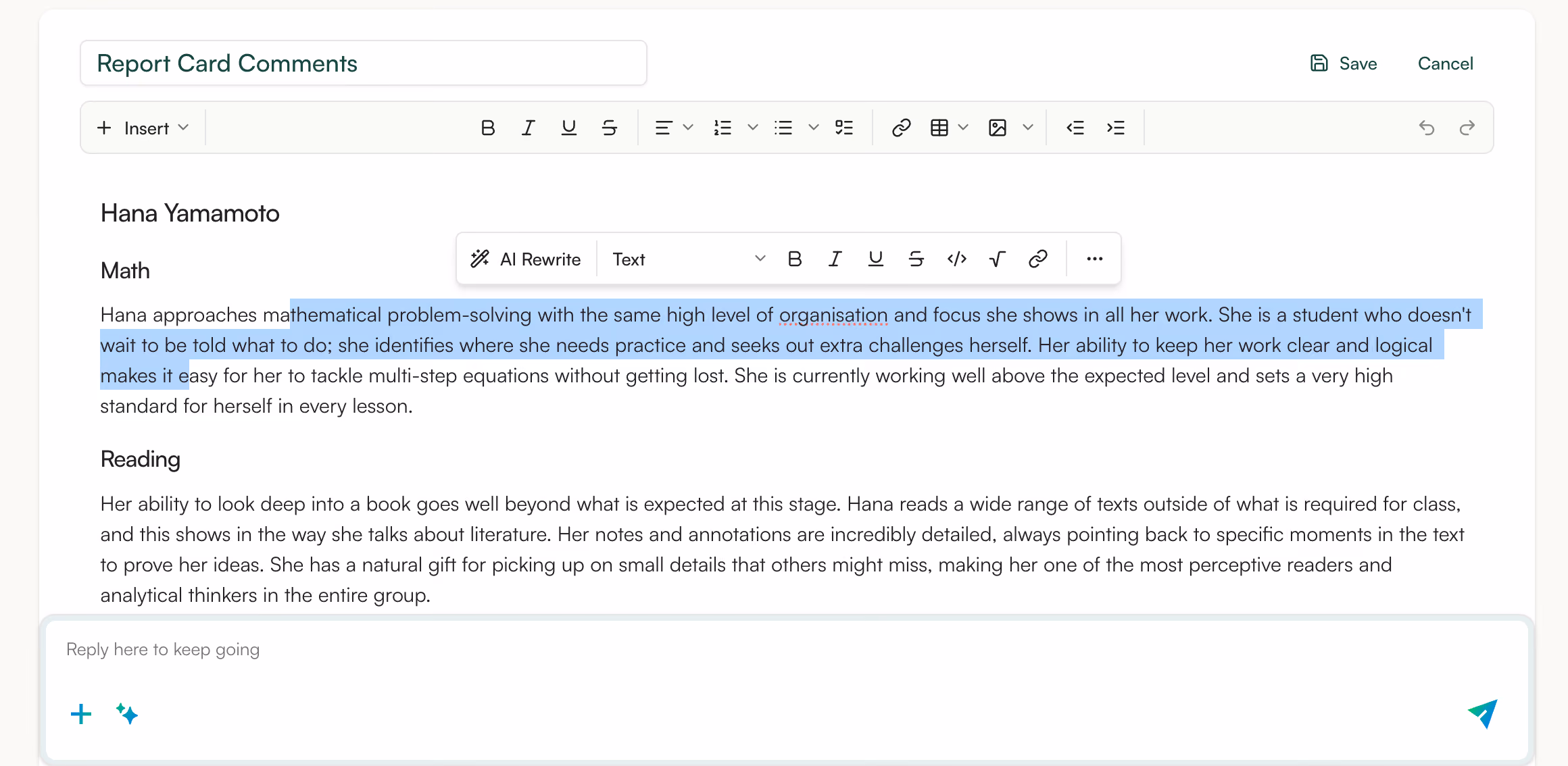 Rewrite it yourself in the built-in editor - Monsha