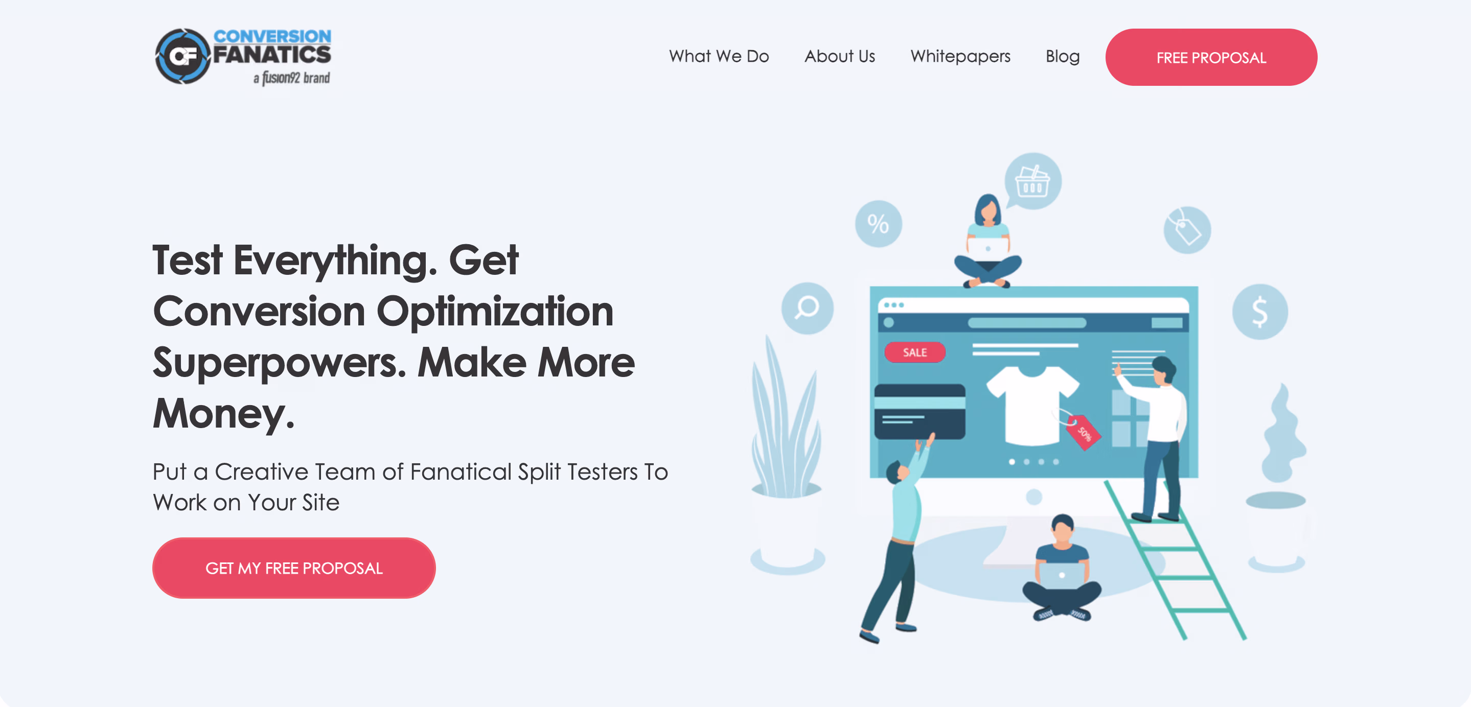 Conversion fanatics screenshot