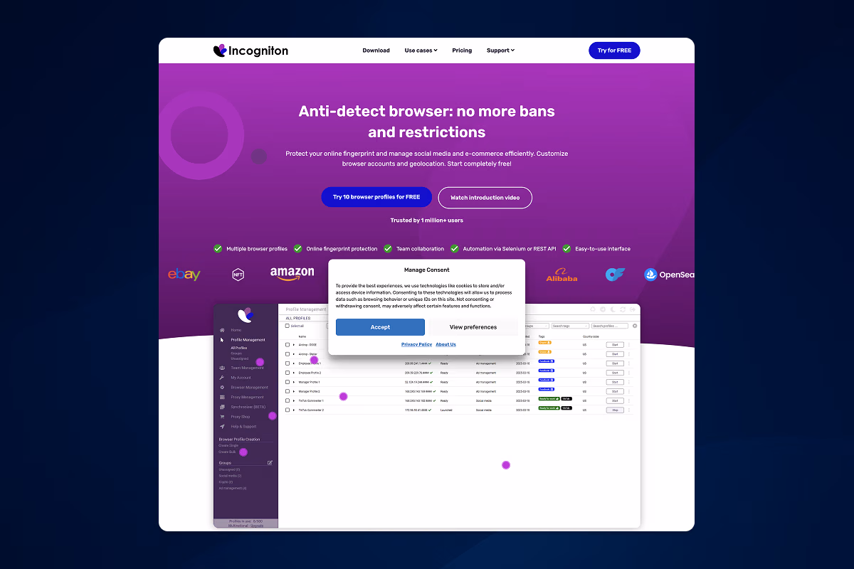 Incognition screenshot