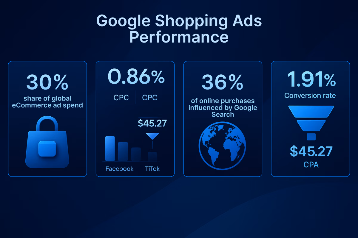 Google Shopping and eCommerce stats