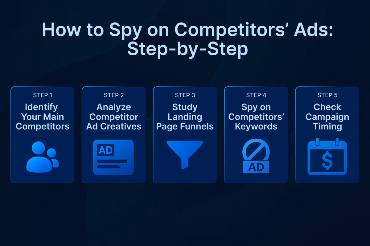 Steps to Spy on Competitor Ads