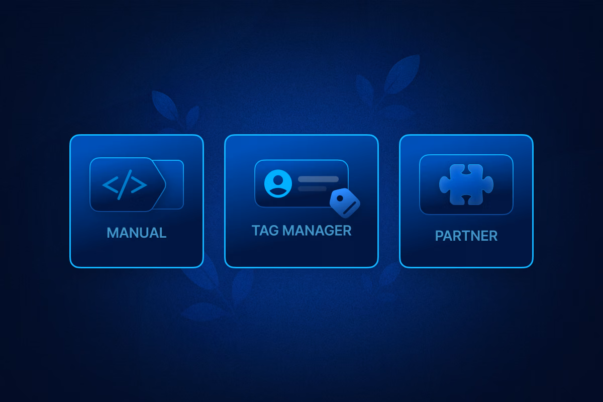 TikTok Pixel Implementation Options