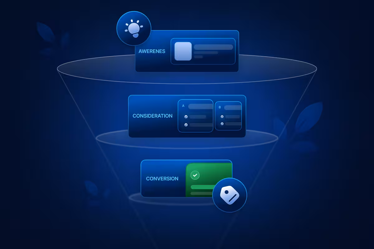 Native advertising funnel mapping