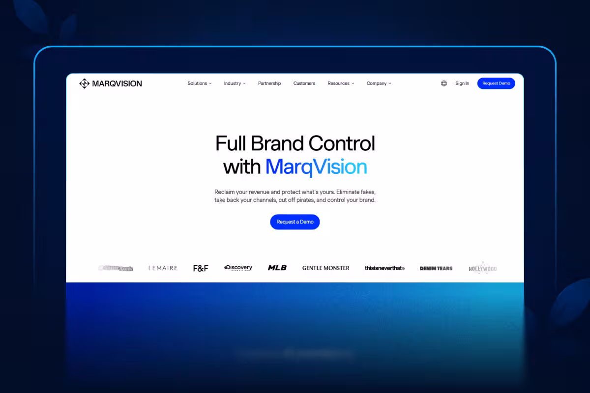 MarqVision screenshot