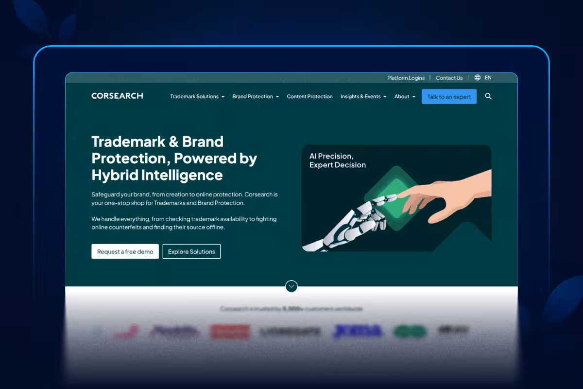 Corsearch screenshot