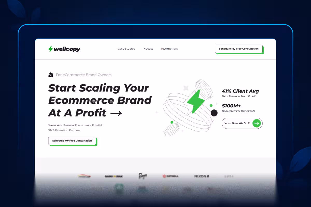 WellCopy - Best for: Ecommerce operators who treat copy as a growth lever, not a design afterthought