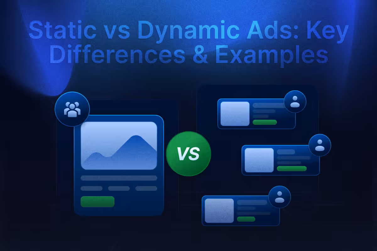 Static vs Dynamic Ads: Key Differences, Examples & How to Choose in 2026