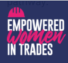 concat("Organisation Logo – "; Empowered Women in Trades)