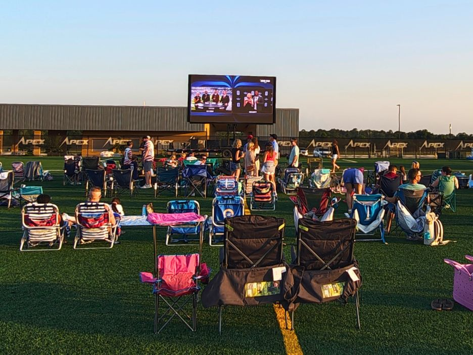LED Screen with Crowd.