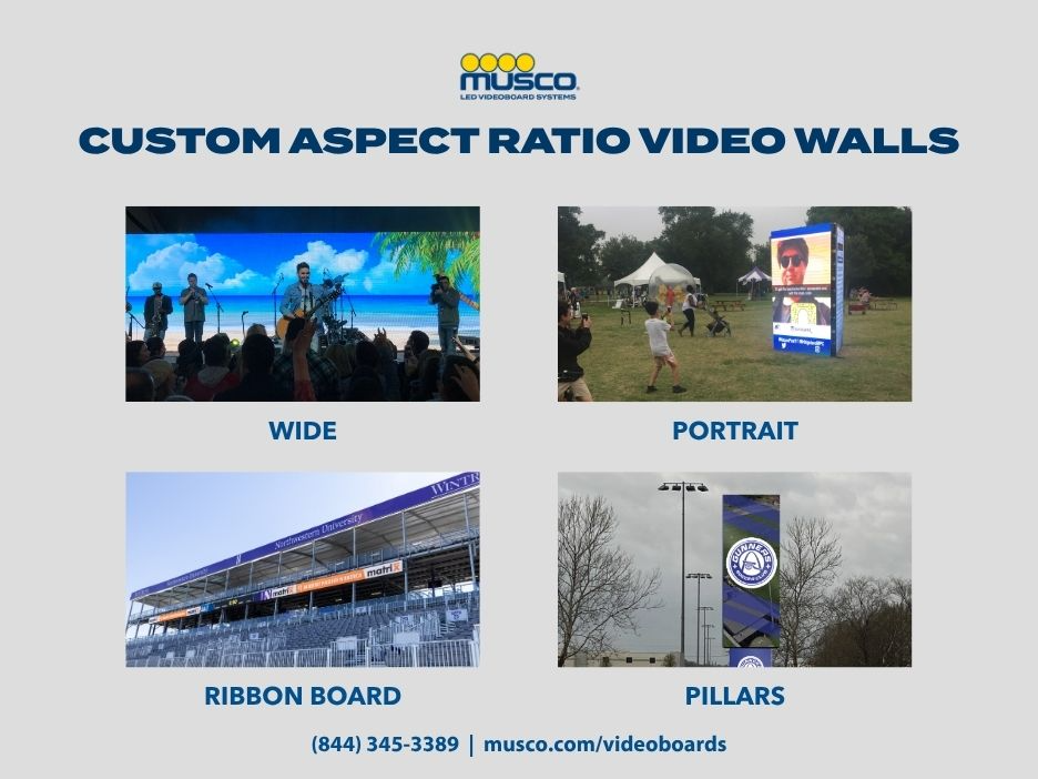 Custom Aspect Ratio Video Walls