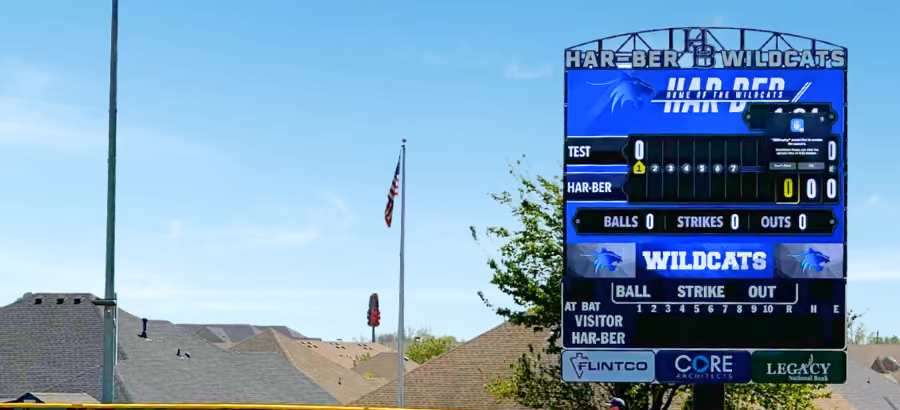 LED Videoboard at Harber Wildcats