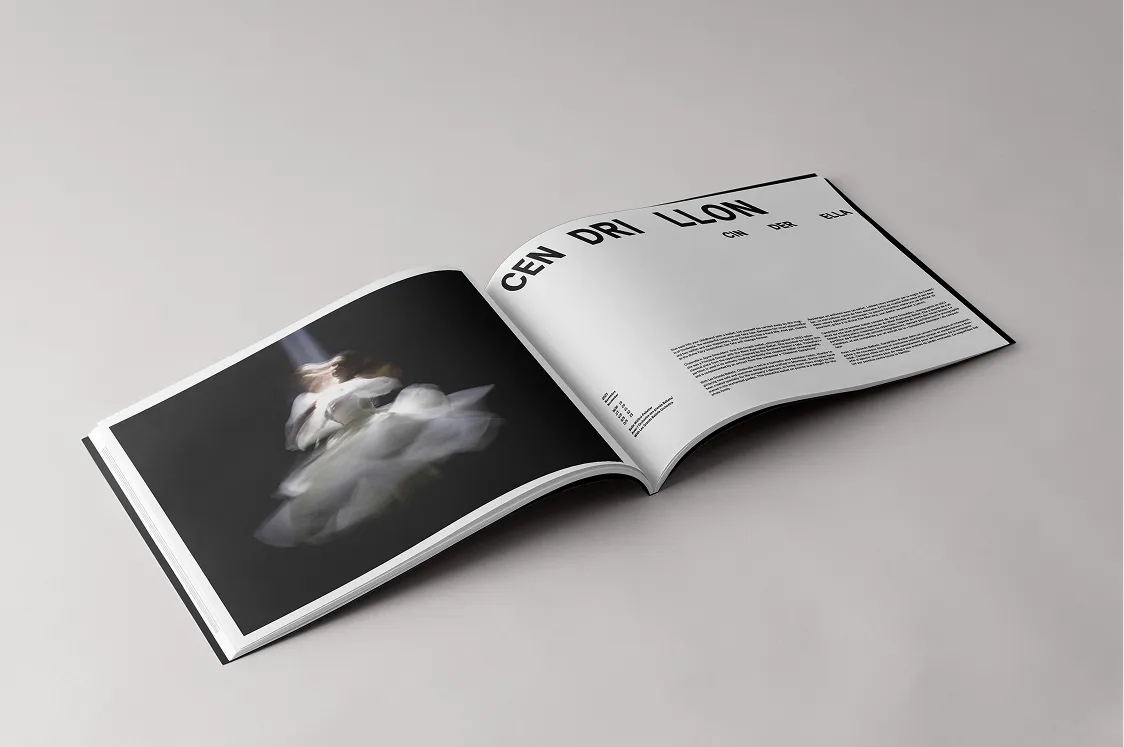 Open spread of les grands ballets
