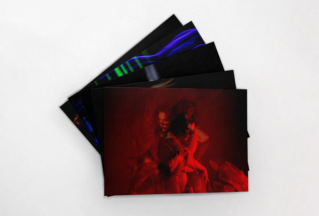 Postcards of different shows