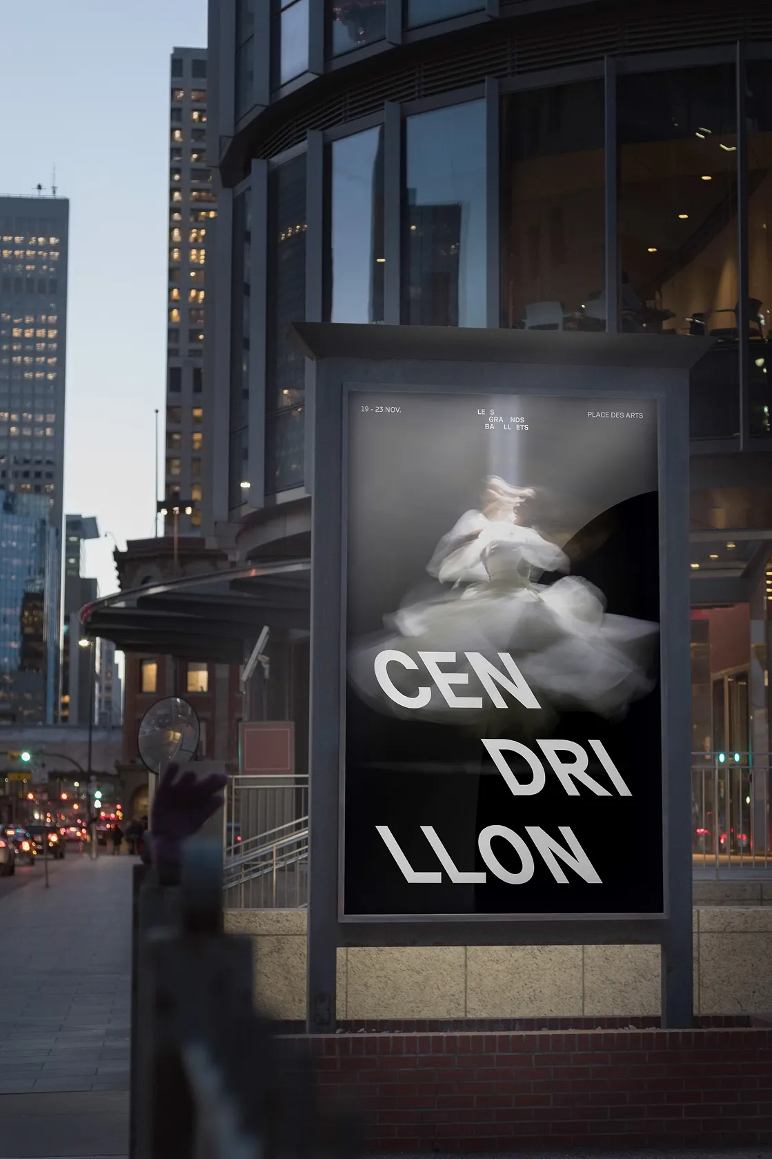 Bus ad of ballet show