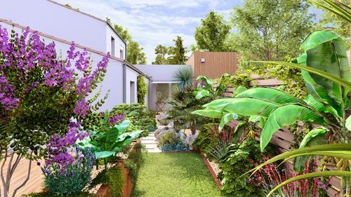 Conception Perspective vers la chambre