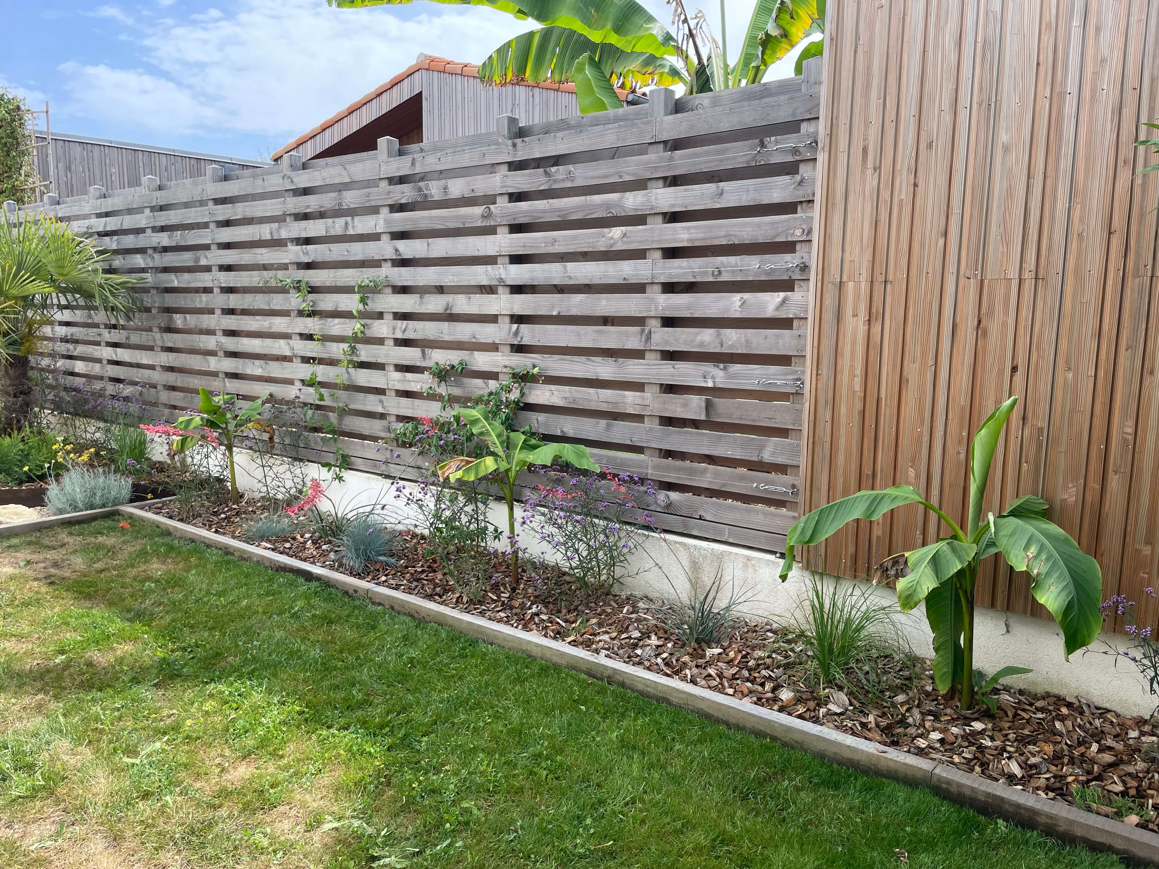 Petite terrasse de fleurs remis en forme