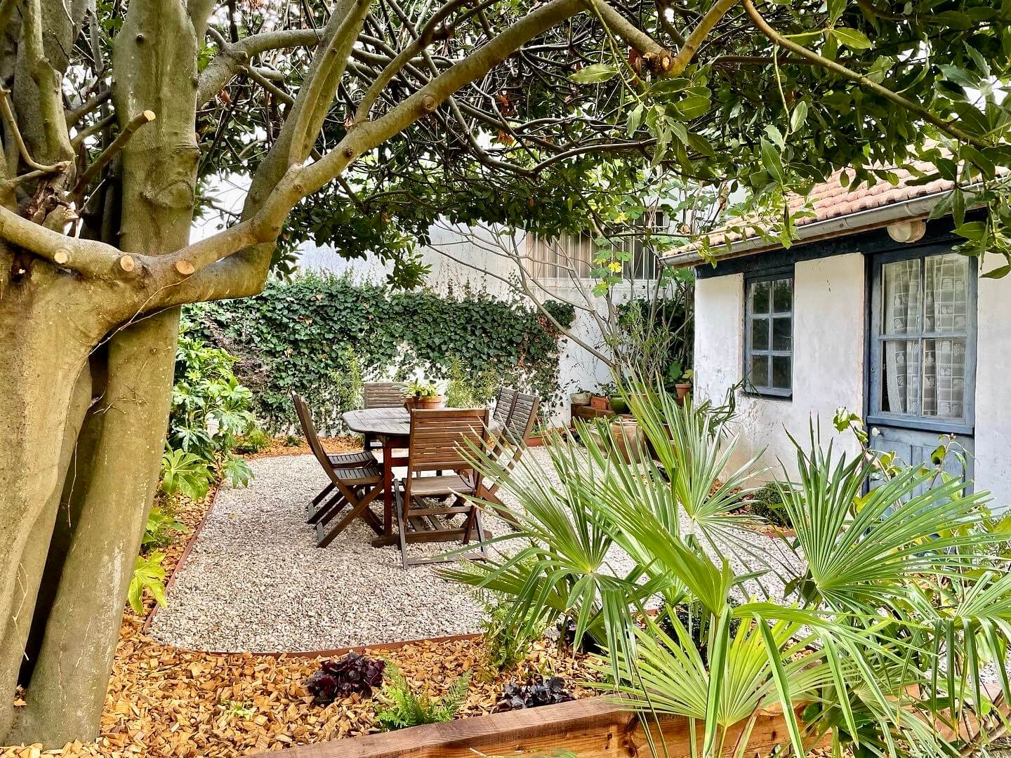 Refuge végétal urbain Terrasse a l'ombre