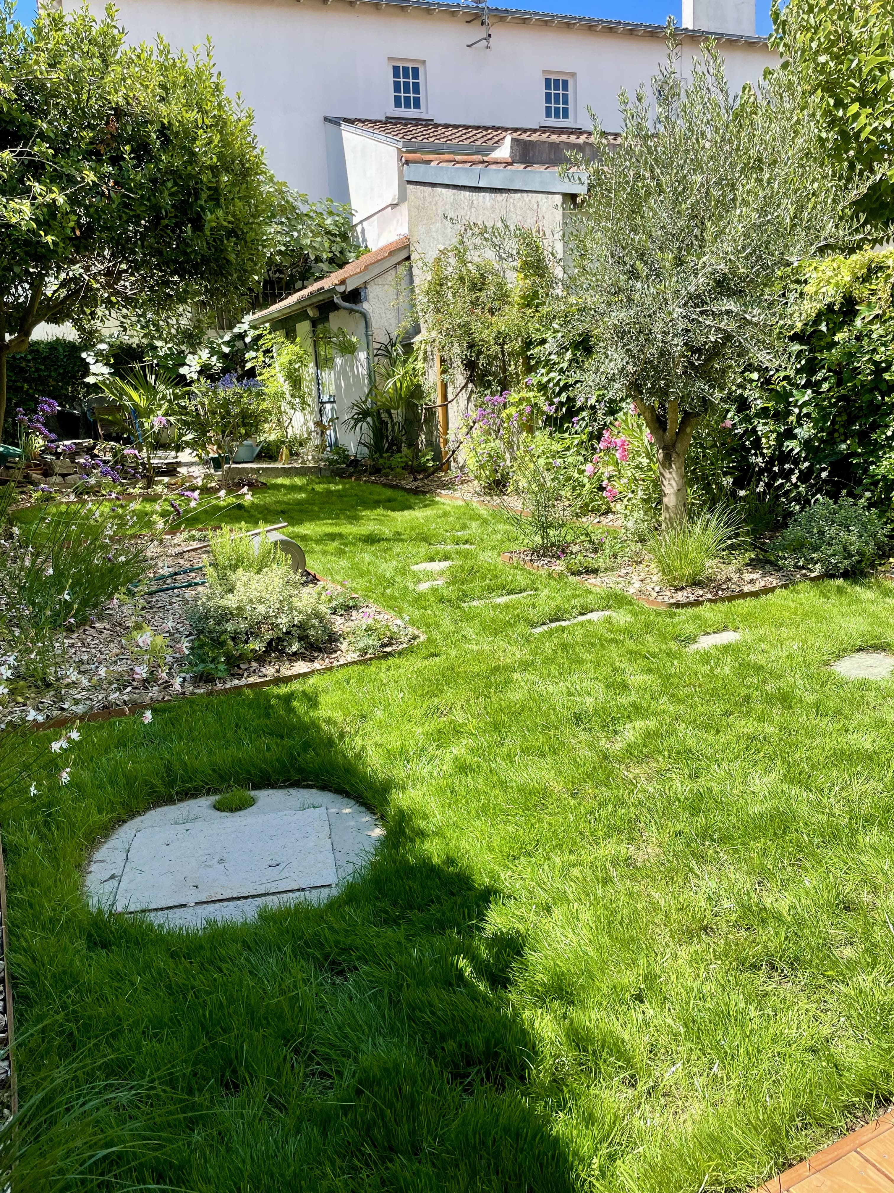 Refuge végétal urbain Jardin en vert