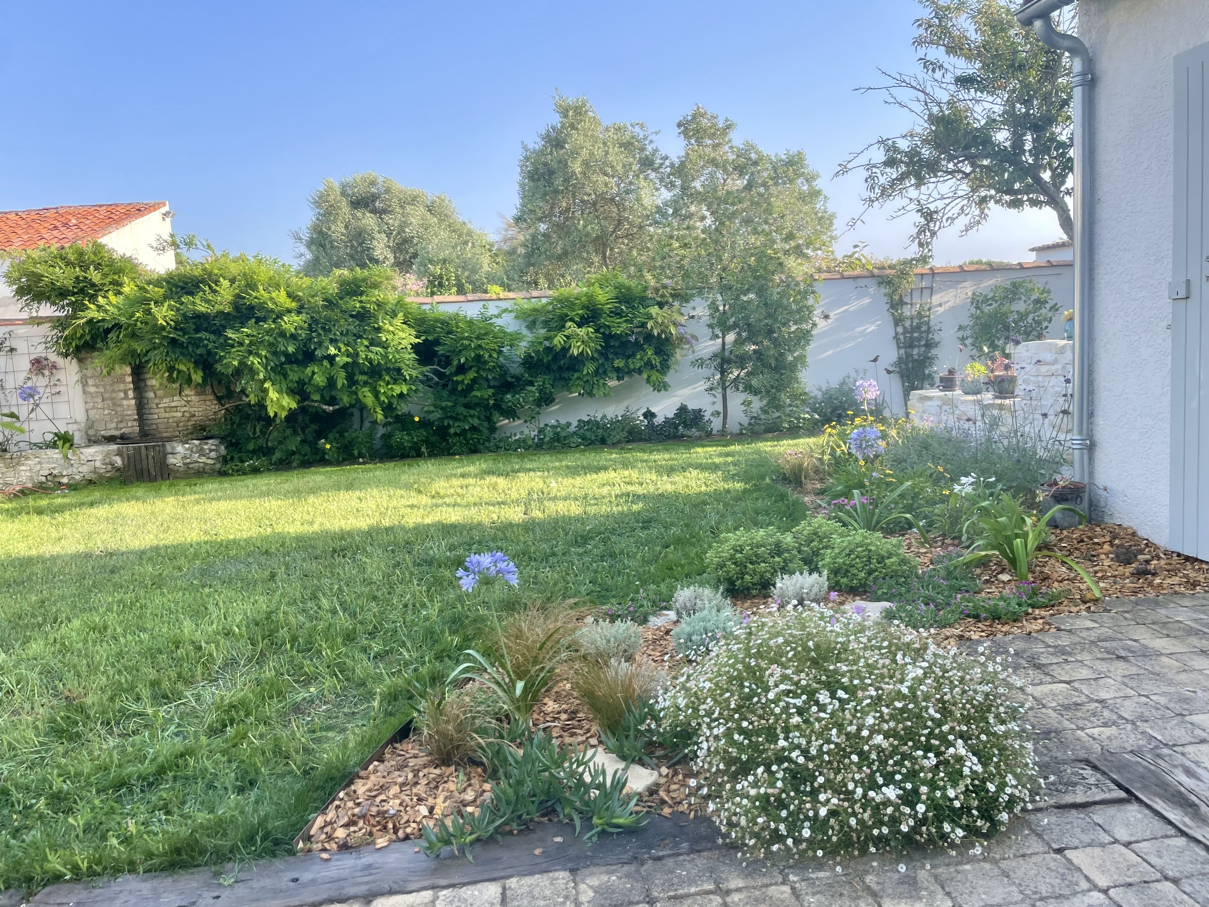 Jardin de Ré Massif d'entrée