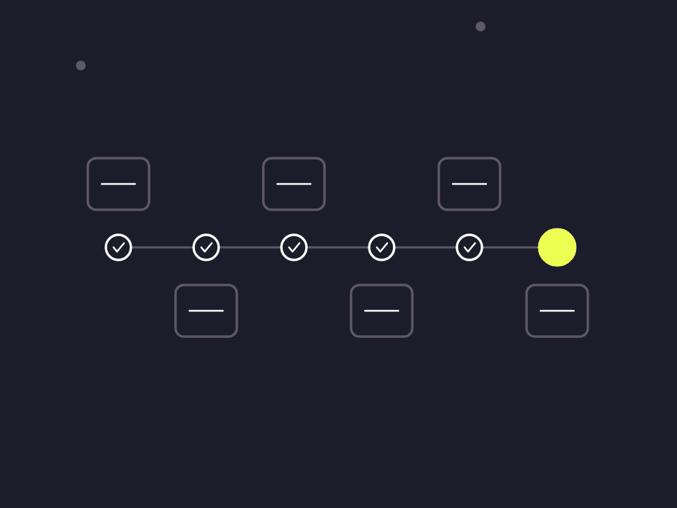 Illustration: a fortnight bar split into research, build, loading, redirects and testing