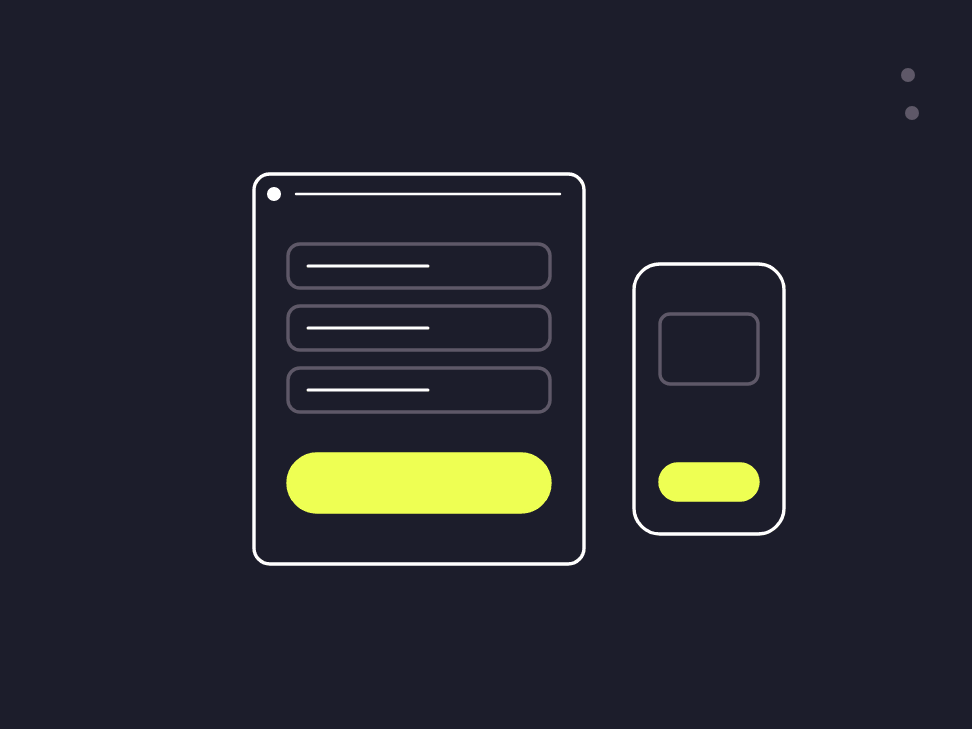 Illustration: a phone showing a sold toggle beside a checkout button with 2 payment logos