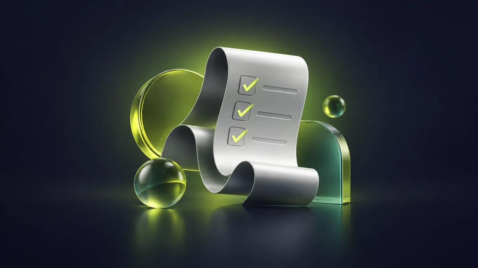 Checklist with three ticks for the slots, terms and profile checks for the coming week
