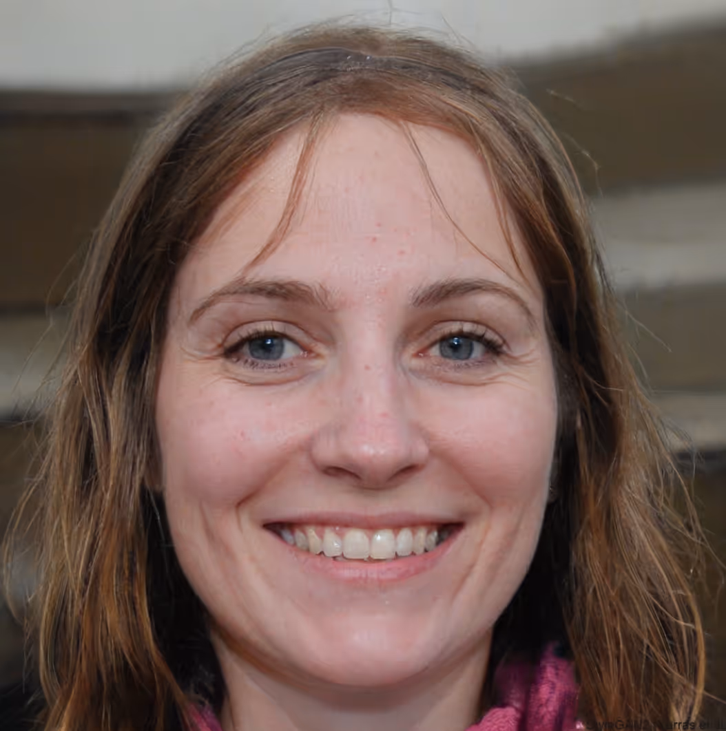 Portrait of student Sylvia sharing her testimonial about Nancy Medina's classes.