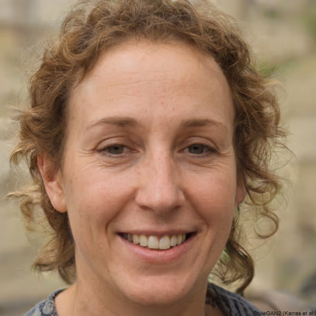 Portrait of student Sylvia sharing her testimonial about Nancy Medina's classes.