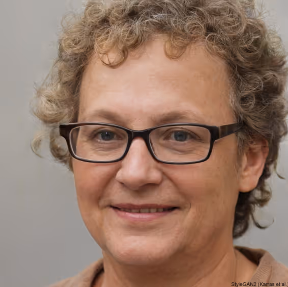 Portrait of student Sylvia sharing her testimonial about Nancy Medina's classes.