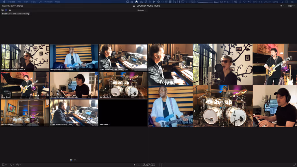 music video editing with Diagonal Media
