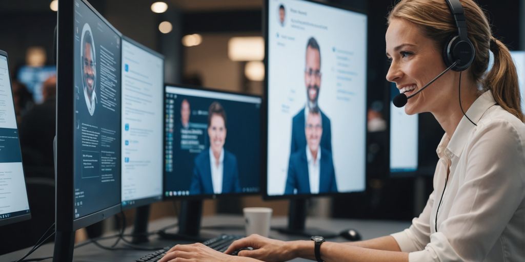 Customer support agent with AI elements