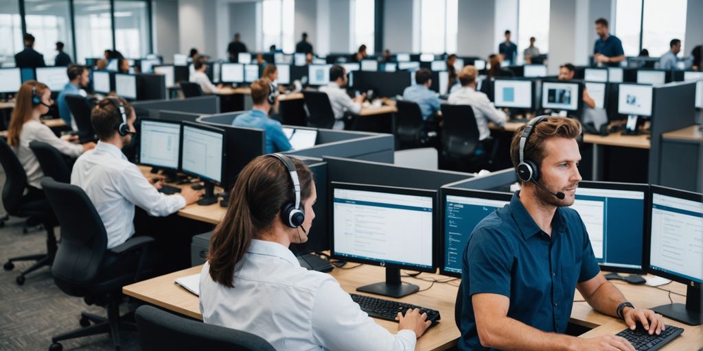 Call center with AI integration