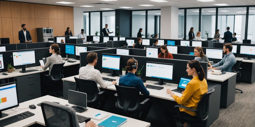 AI call management in a busy office