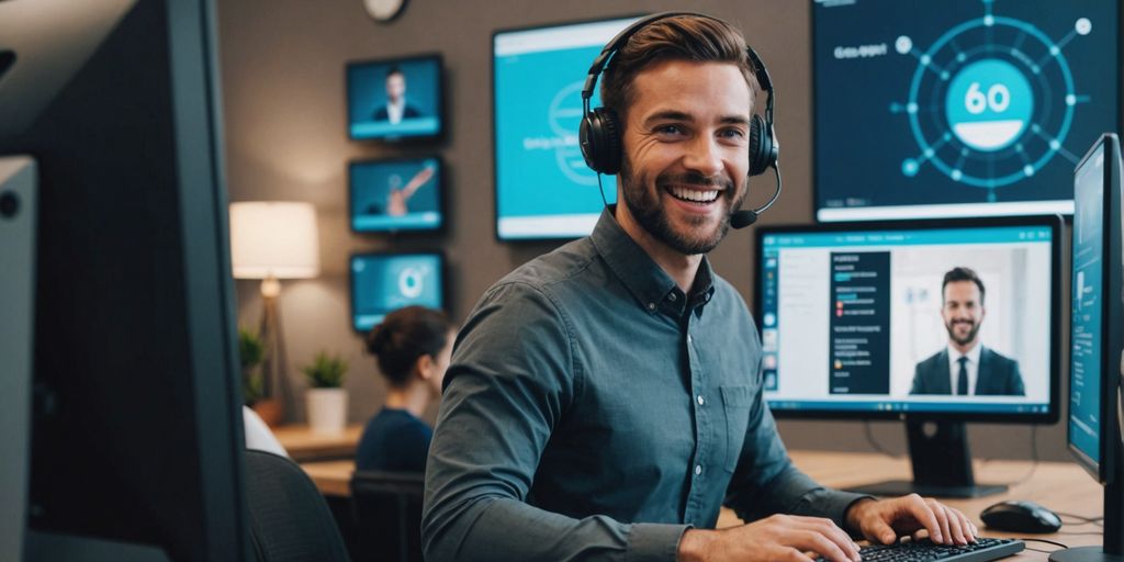 Customer support agent with AI elements
